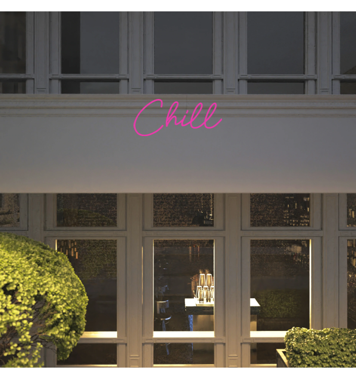 Custom text: Chill